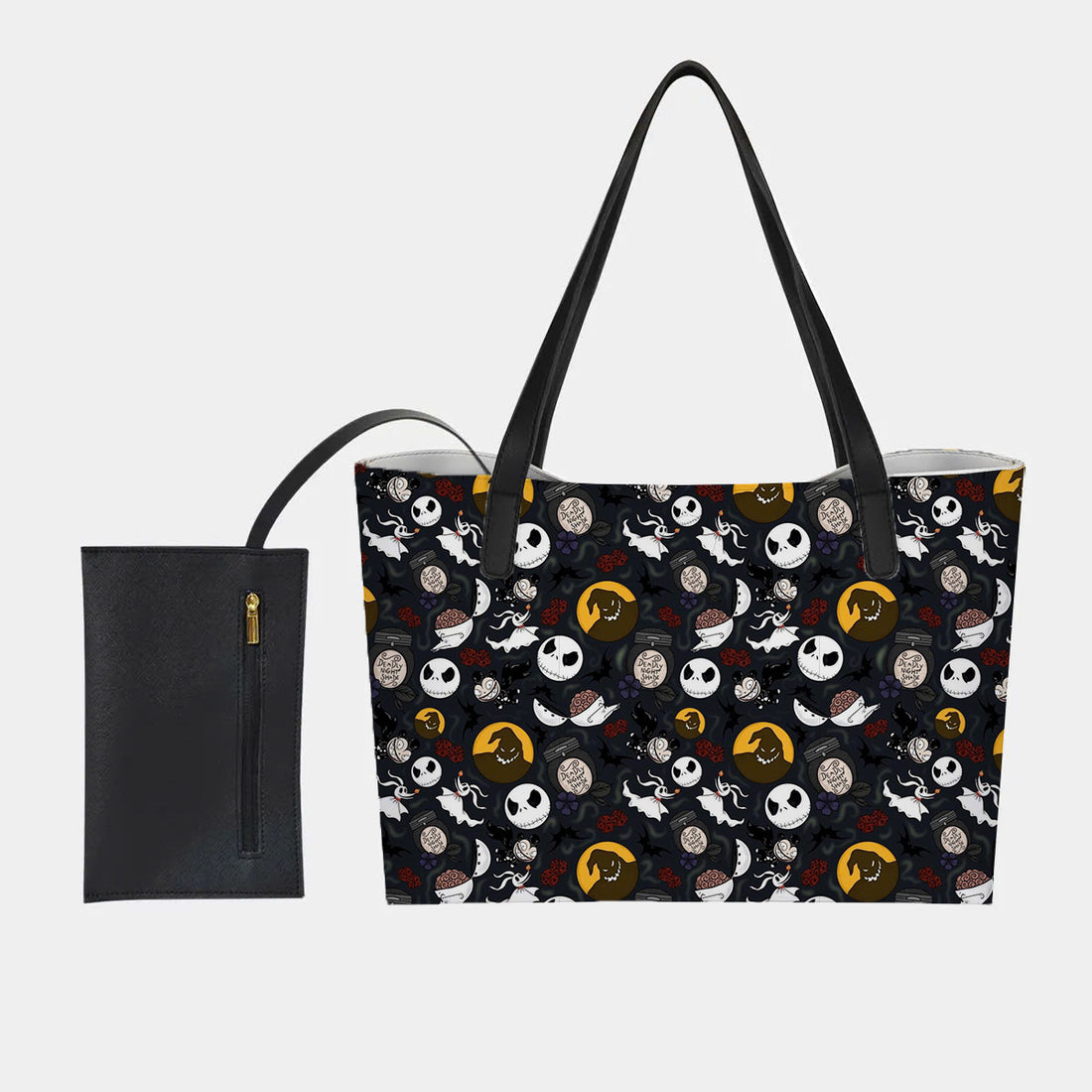 Jack Skellington & Oogie Boogie Hand Bag and Mini Purse Set - Image 1