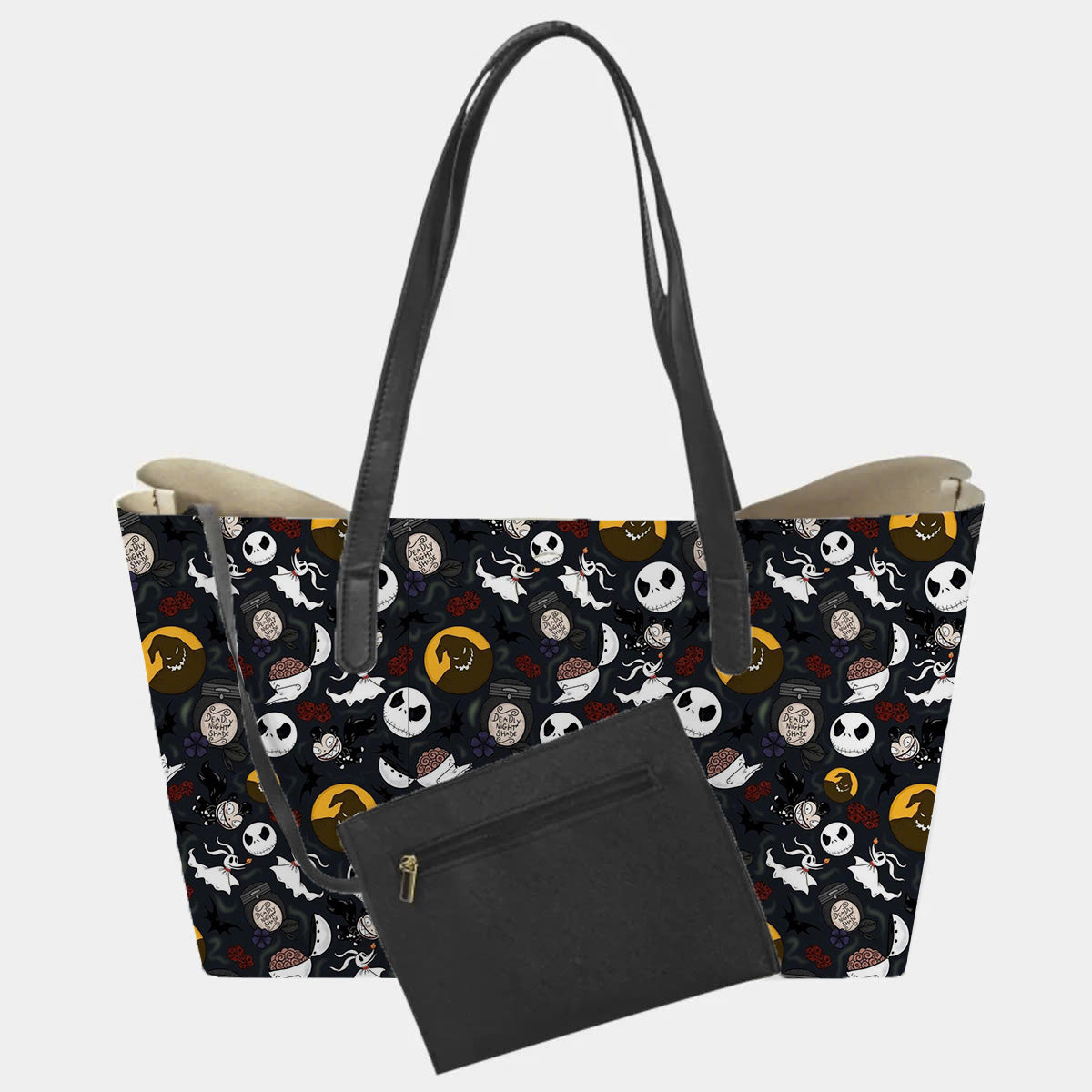 Jack Skellington & Oogie Boogie Hand Bag and Mini Purse Set - Image 3