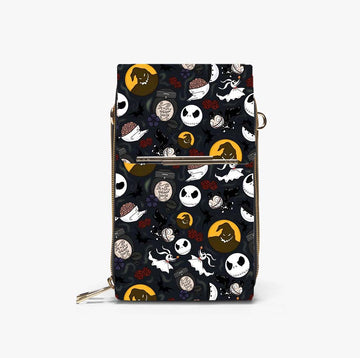 Jack Skellington & Oogie Boogie Mobile Phone Chest Bag - Image 1