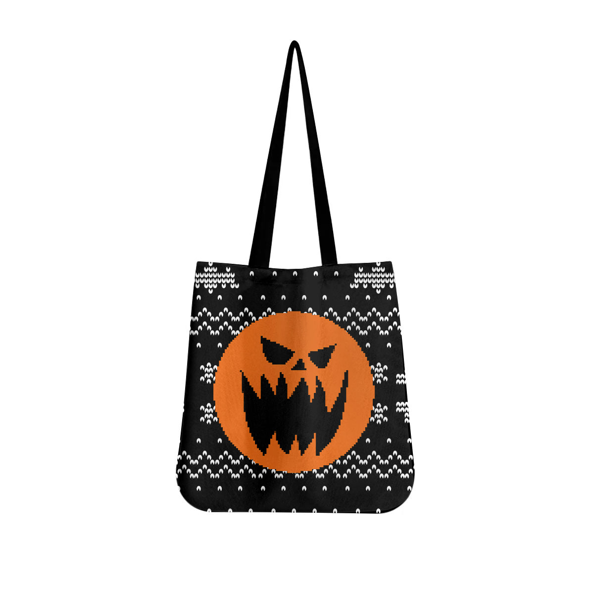 Jack Skellington Pumpkin Face Canvas Tote Bag