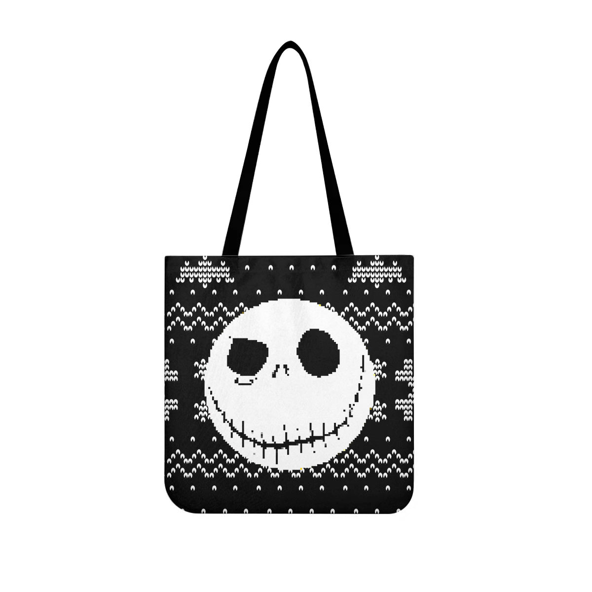 Jack Skellington Pumpkin Face Canvas Tote Bag