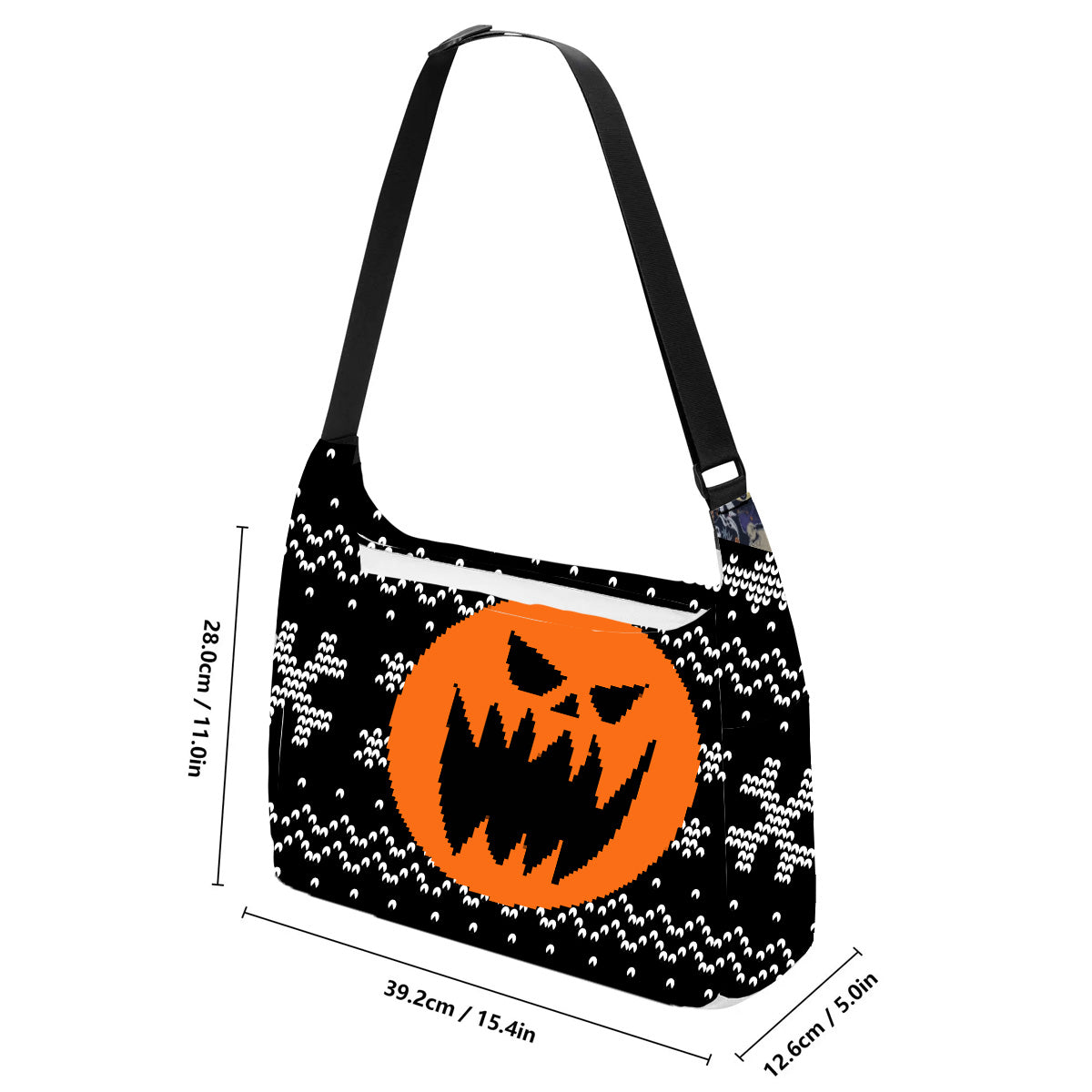 Jack Skellington Pumpkin Face Messenger Bag