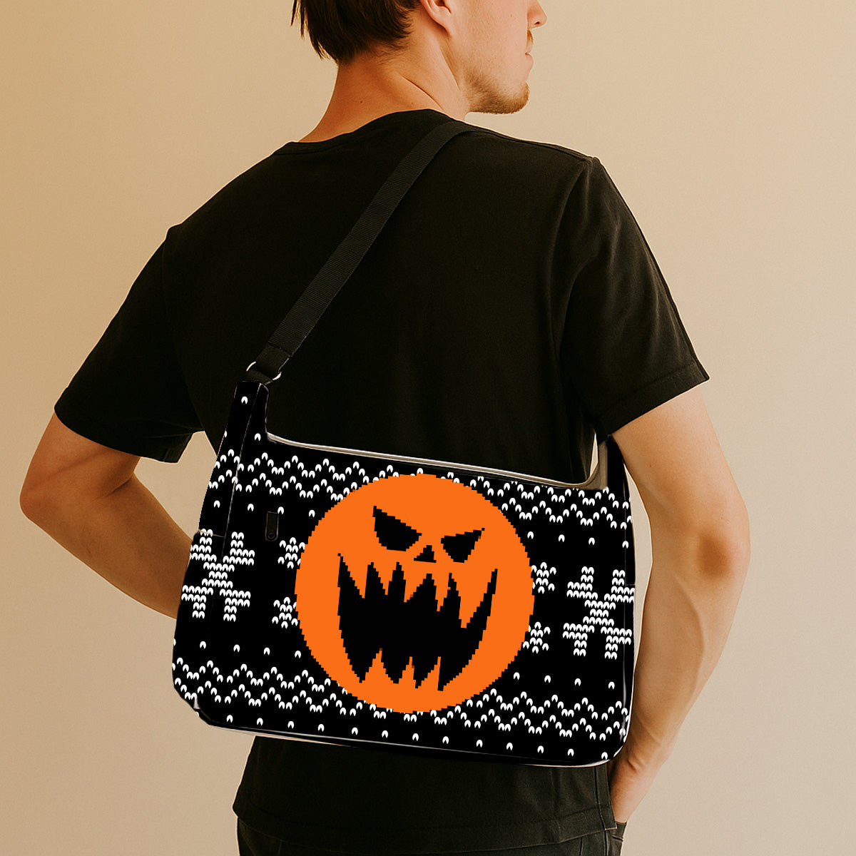 Jack Skellington Pumpkin Face Messenger Bag