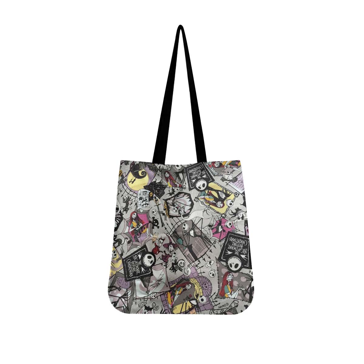 Jack Skellington & Sally Canvas Tote Bag - Image 1