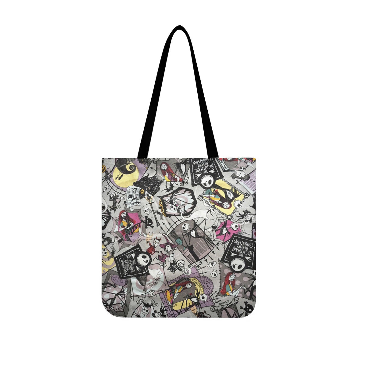 Jack Skellington & Sally Canvas Tote Bag - Image 2