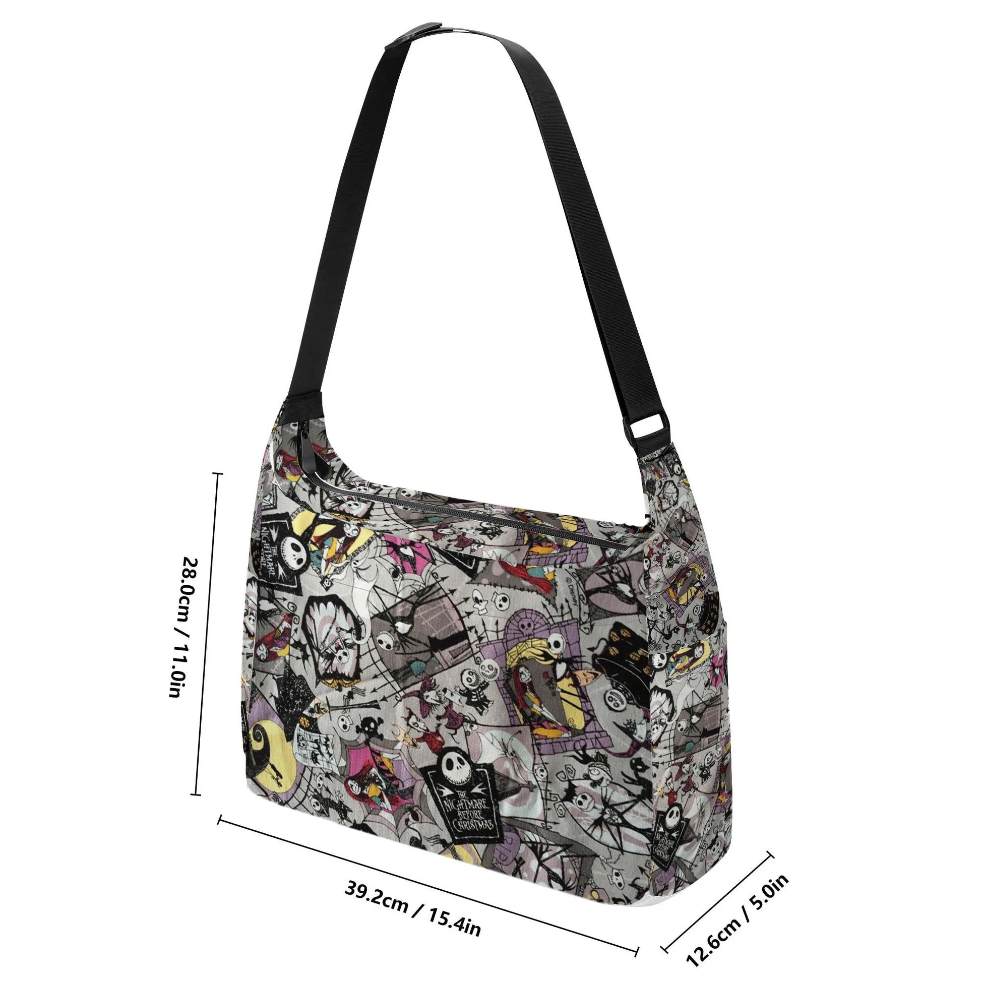 Jack Skellington & Sally Messenger Bag - Image 3