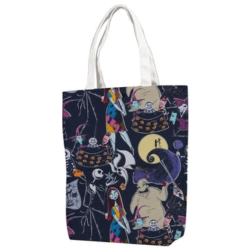 Nightmare Before Christmas Canvas Bag with Shoulder Strap
