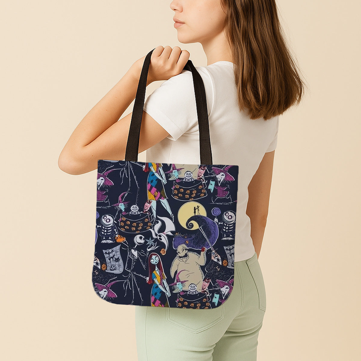 Nightmare Before Christmas Canvas Tote Bag