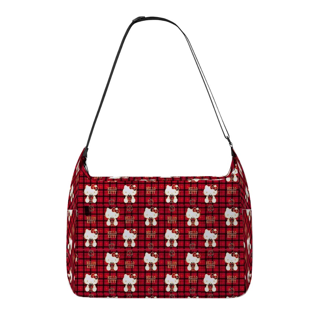 Plaid Hello Kitty Messenger Bag - Image 2