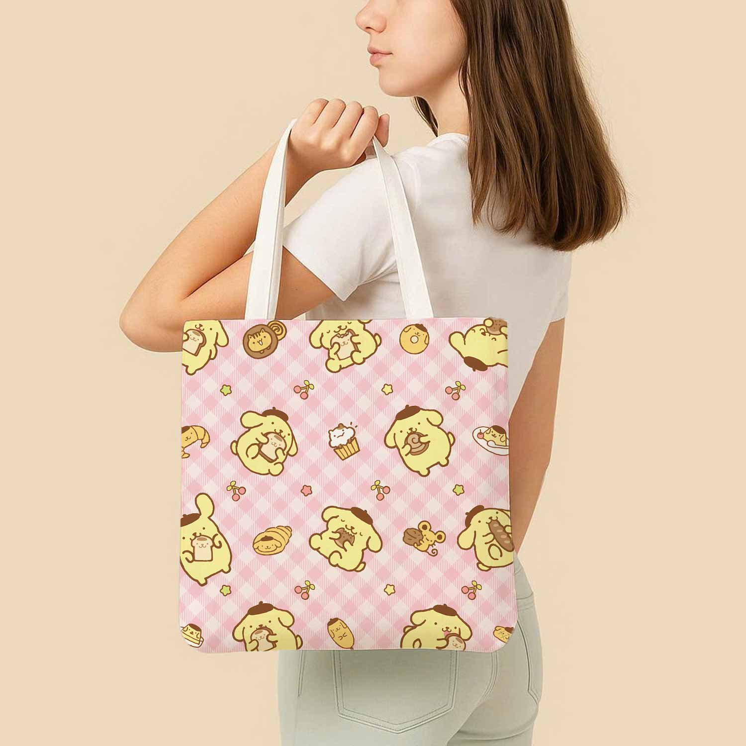 Pompompurin Canvas Bag with Shoulder Strap