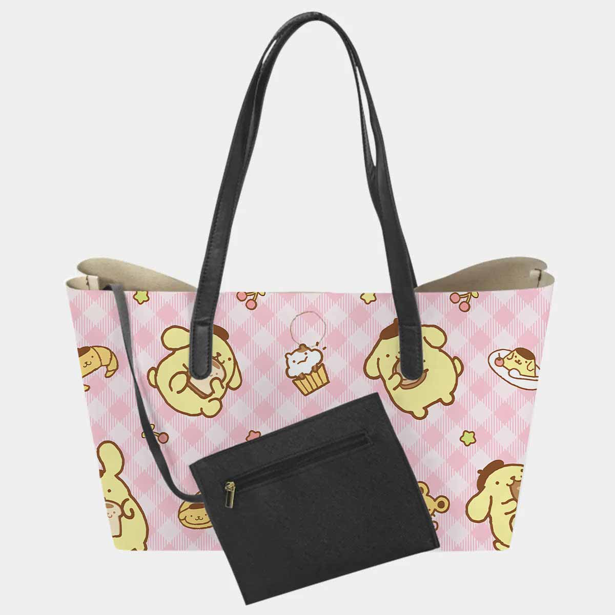 Pompompurin Hand Bag and Mini Purse Set
