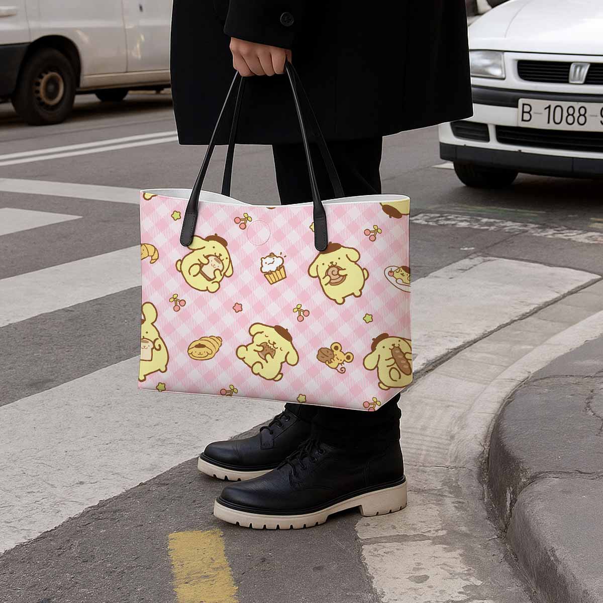 Pompompurin Hand Bag and Mini Purse Set