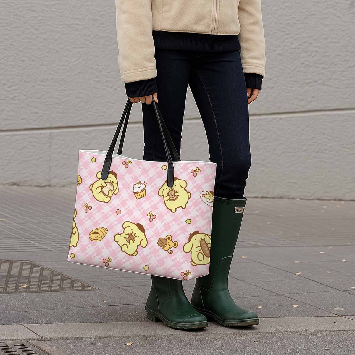 Pompompurin Hand Bag and Mini Purse Set
