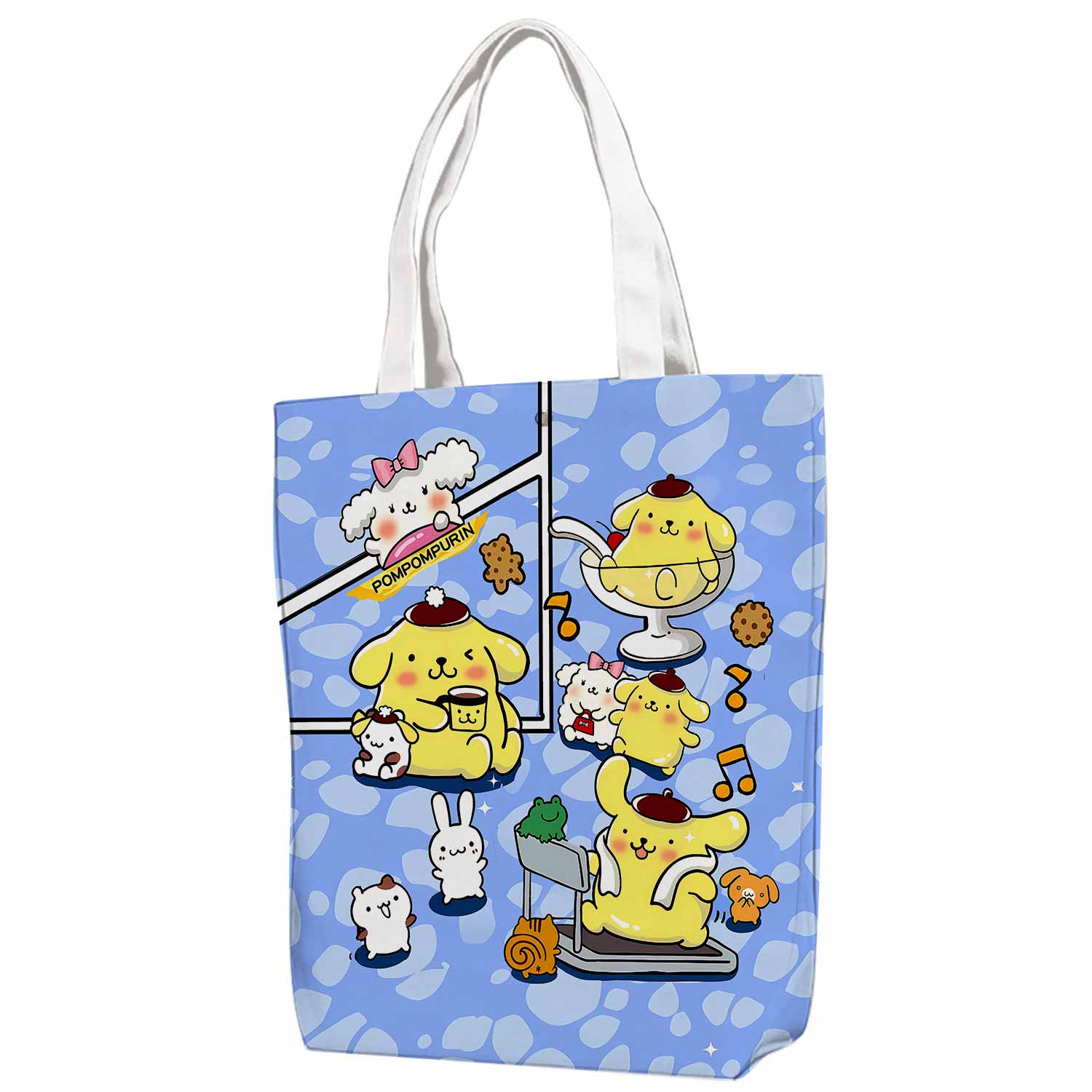 Pompompurin Sanrio Canvas Bag with Shoulder Strap