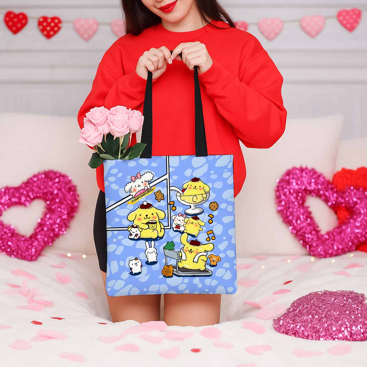 Pompompurin Sanrio Canvas Tote Bag