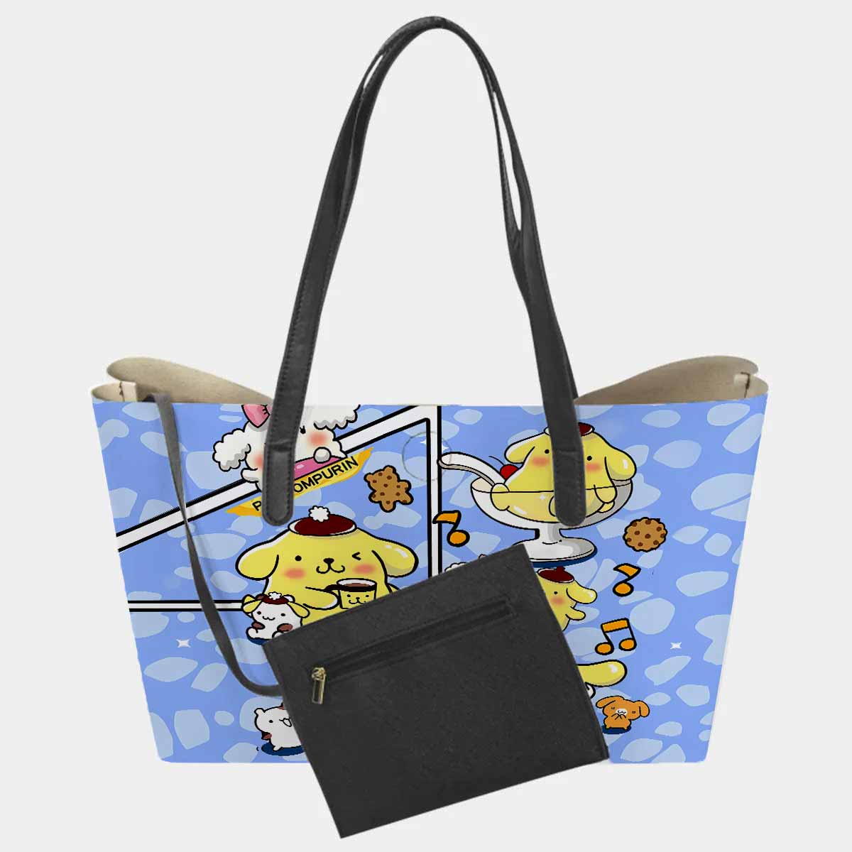 Pompompurin Sanrio Hand Bag and Mini Purse Set