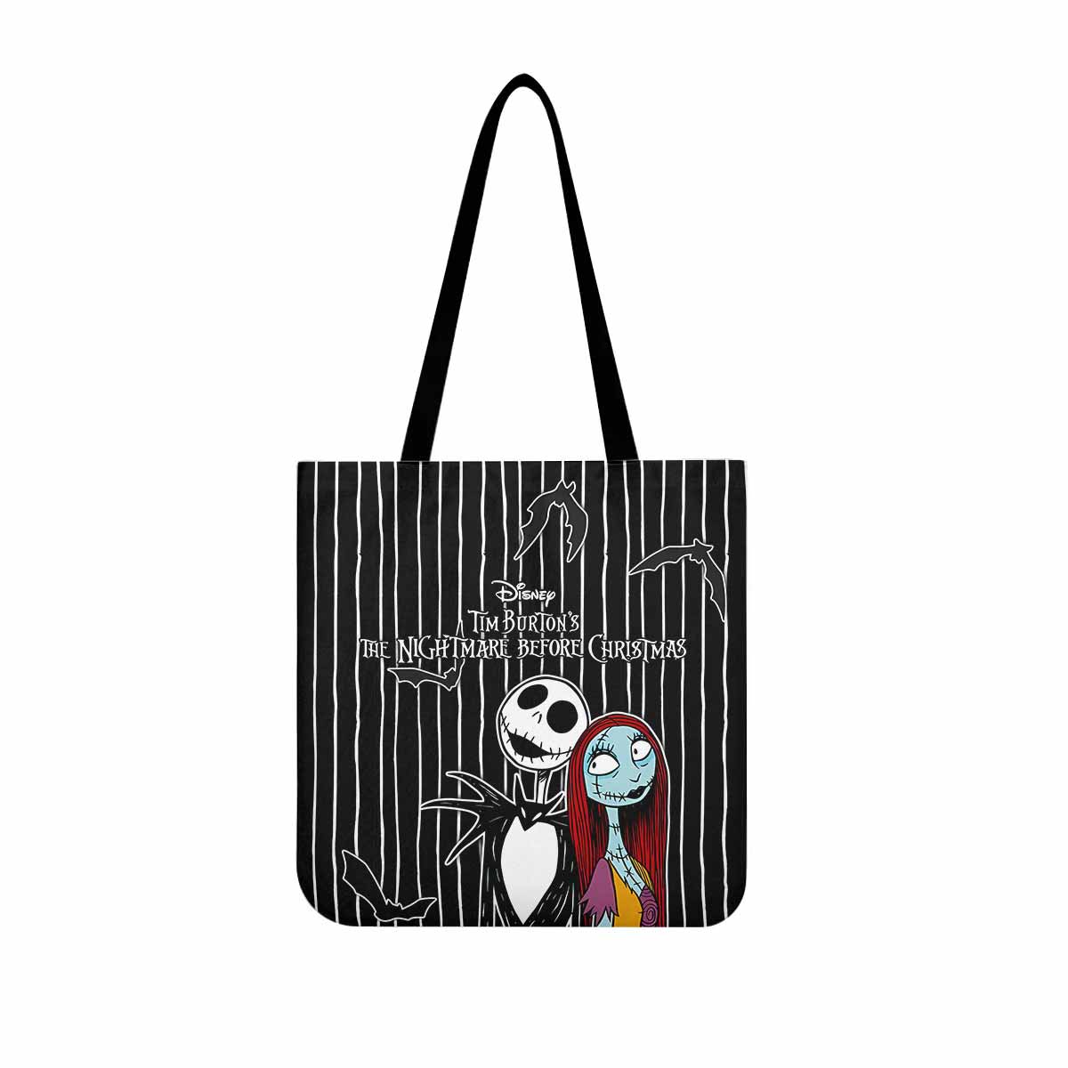 Sally & Jack Skellington Canvas Tote Bag