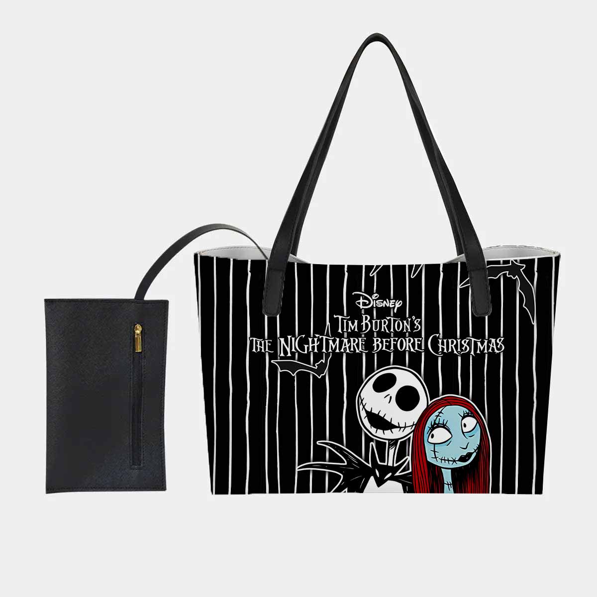 Sally & Jack Skellington Hand Bag and Mini Purse Set