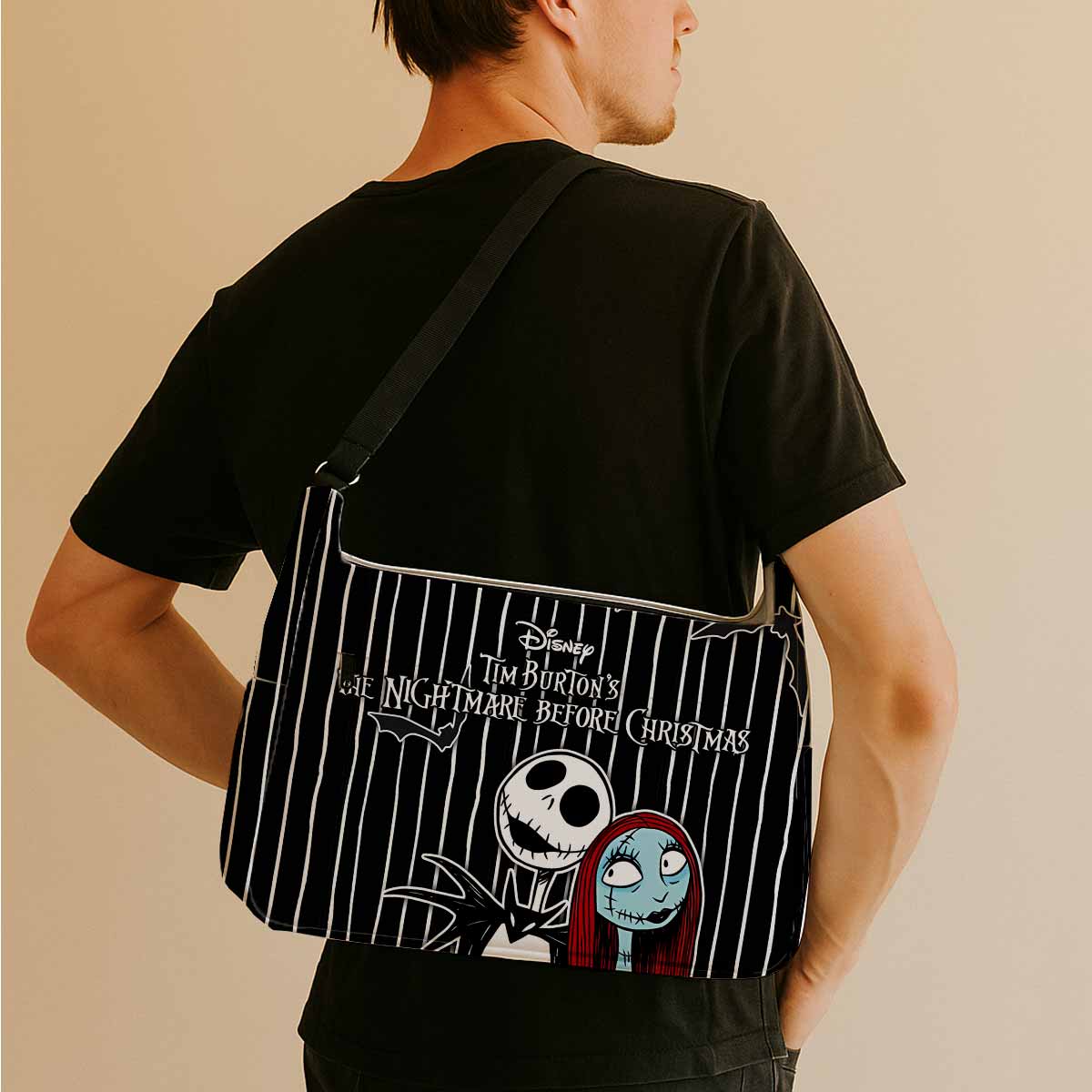 Sally & Jack Skellington Messenger Bag