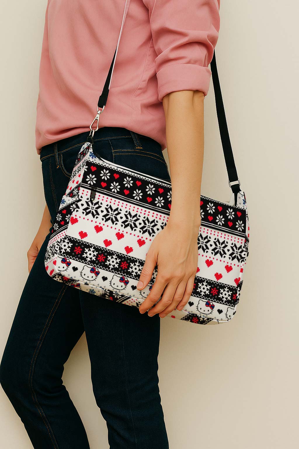 Snowflake Hello Kitty Messenger Bag - Image 4