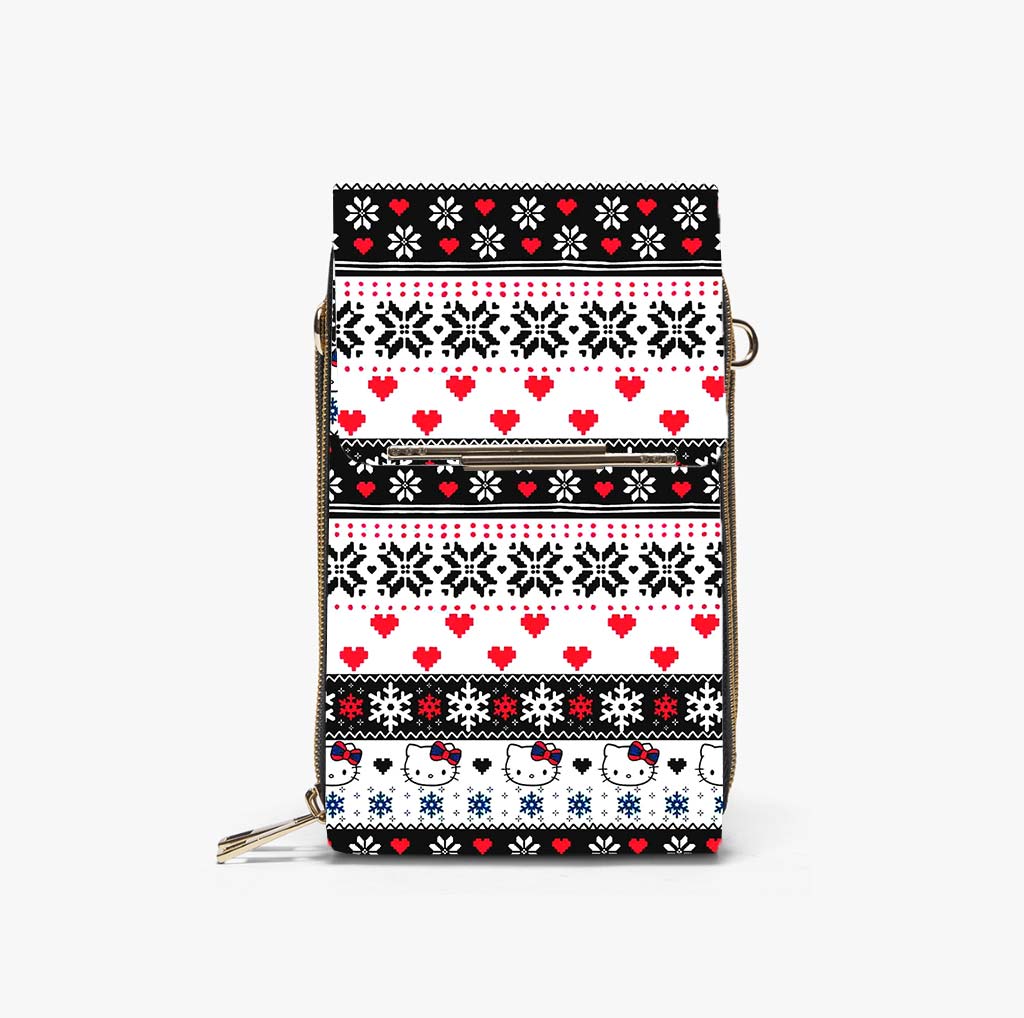 Snowflake Hello Kitty Mobile Phone Chest Bag - Image 1
