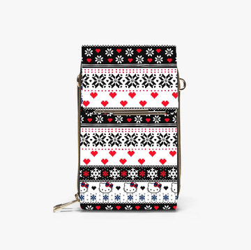Snowflake Hello Kitty Mobile Phone Chest Bag - Image 1