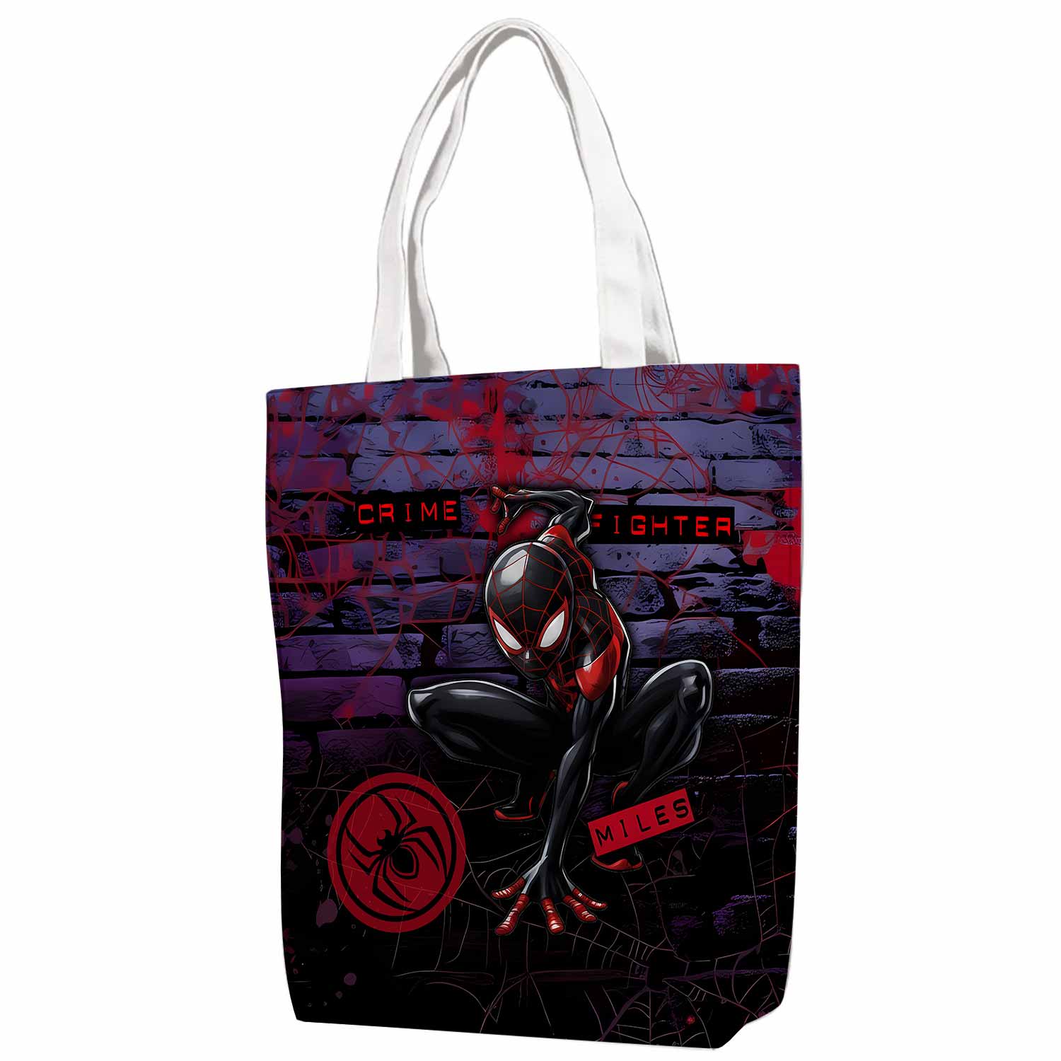 Spider-Man Canvas Bag with Shoulder Strap