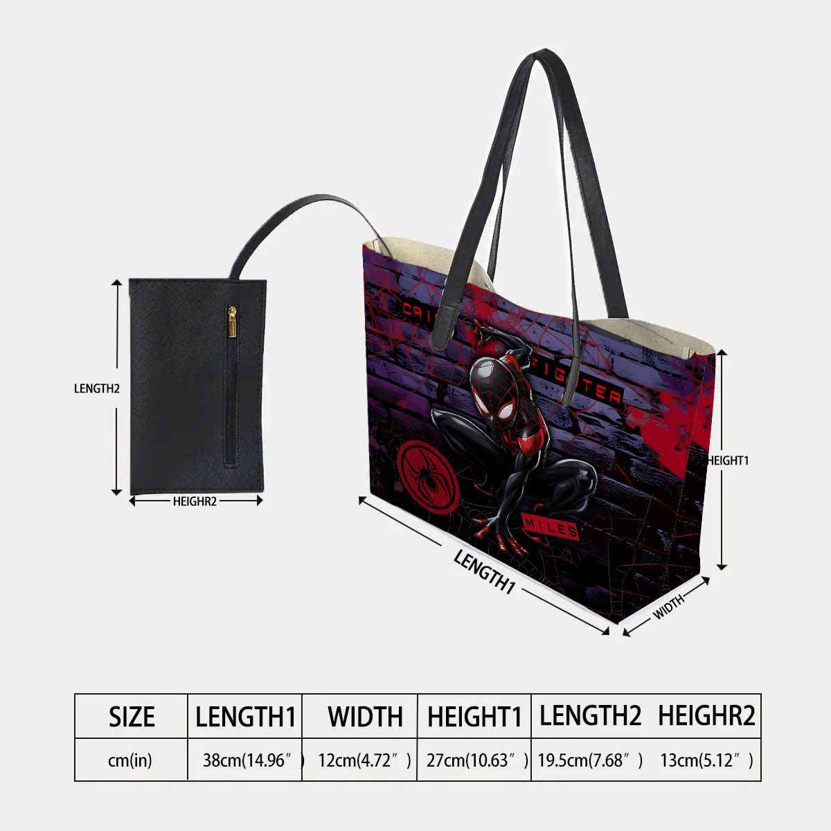 Spider-Man Hand Bag and Mini Purse Set