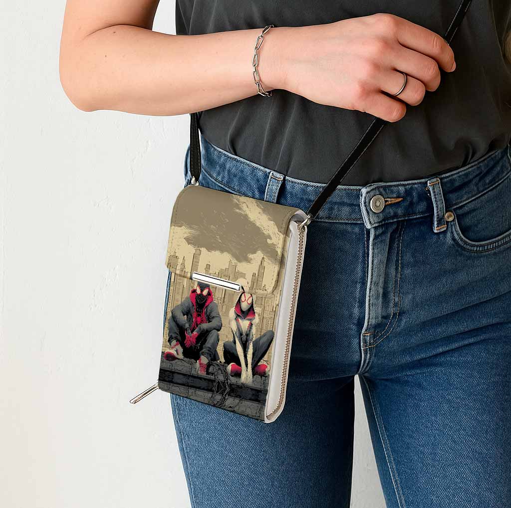 Spider-Man & Spider-Gwen Mobile Phone Chest Bag