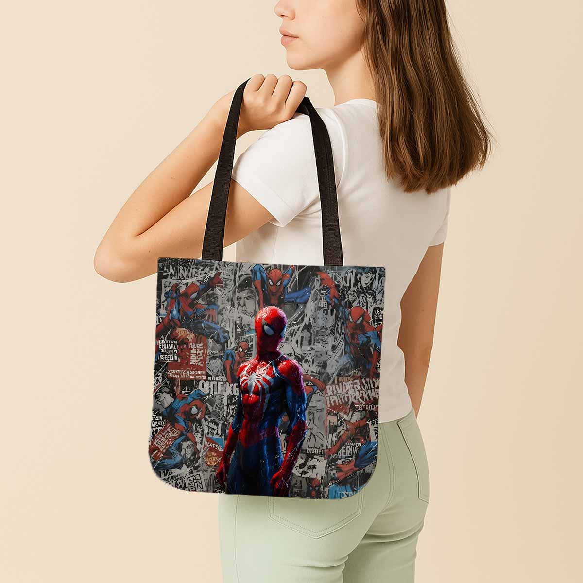 Spiderman Canvas Tote Bag
