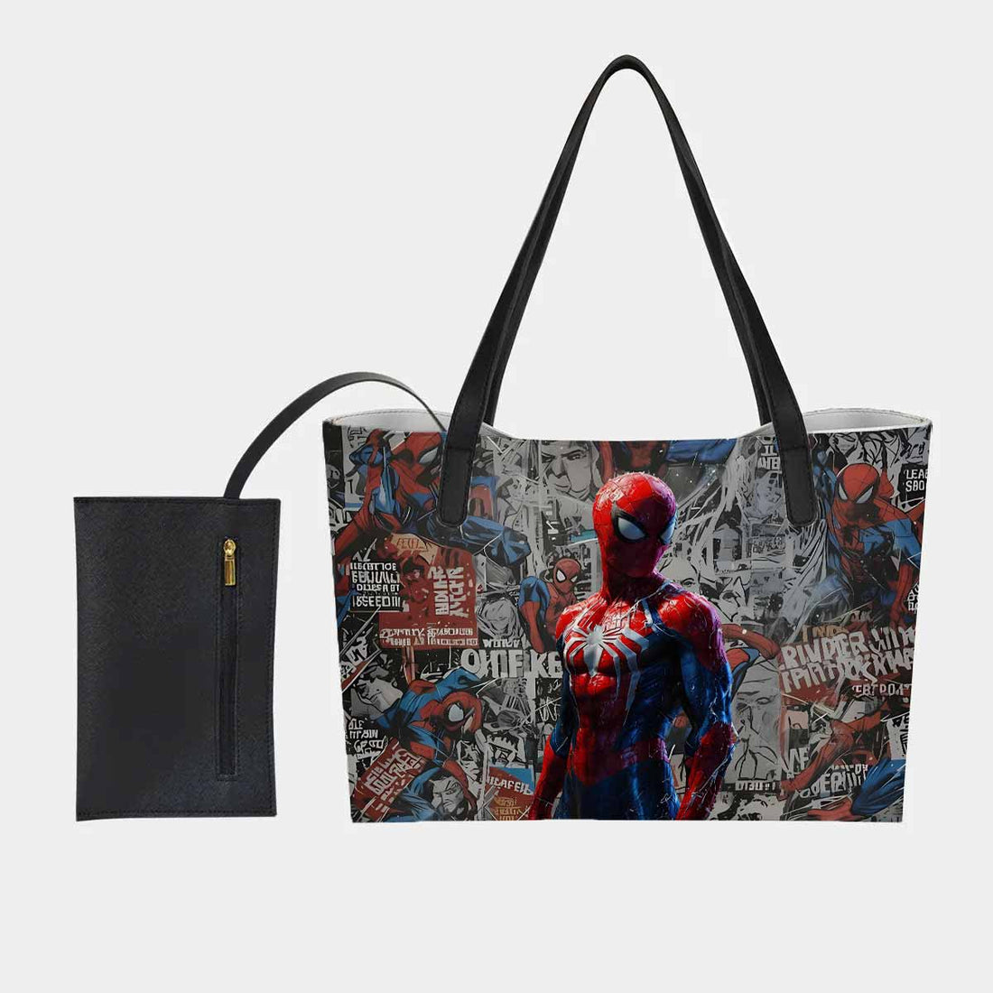 Spiderman Hand Bag and Mini Purse Set