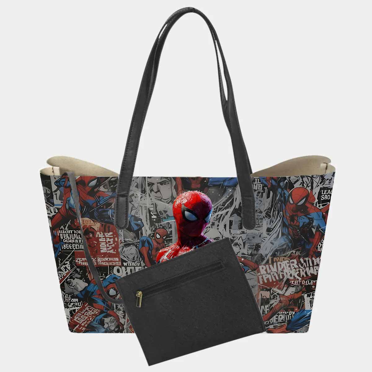 Spiderman Hand Bag and Mini Purse Set
