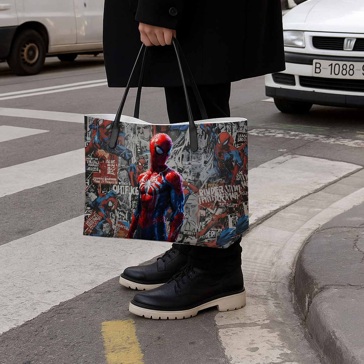 Spiderman Hand Bag and Mini Purse Set