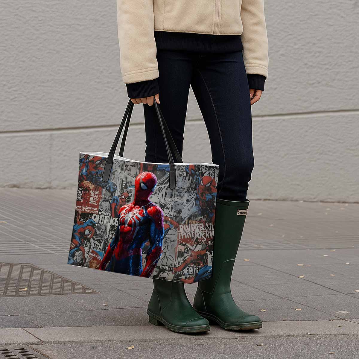Spiderman Hand Bag and Mini Purse Set