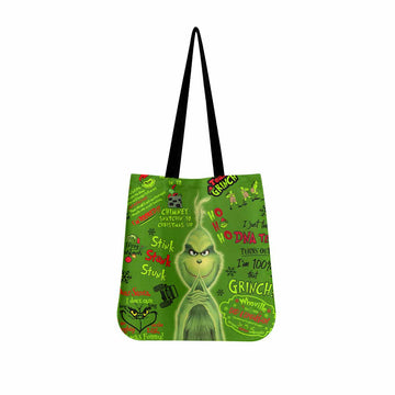 The Grinch Holiday Canvas Tote Bag