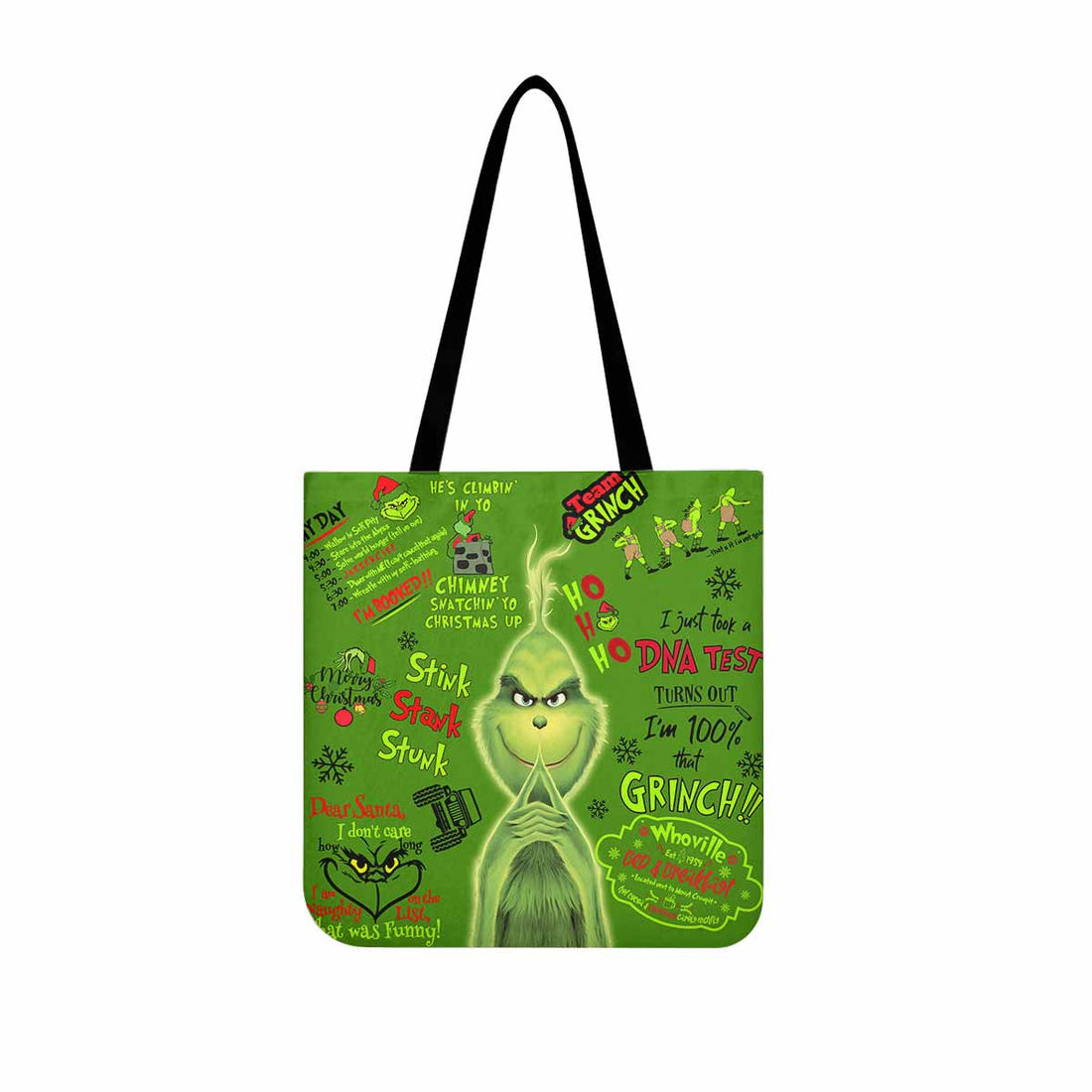 The Grinch Holiday Canvas Tote Bag