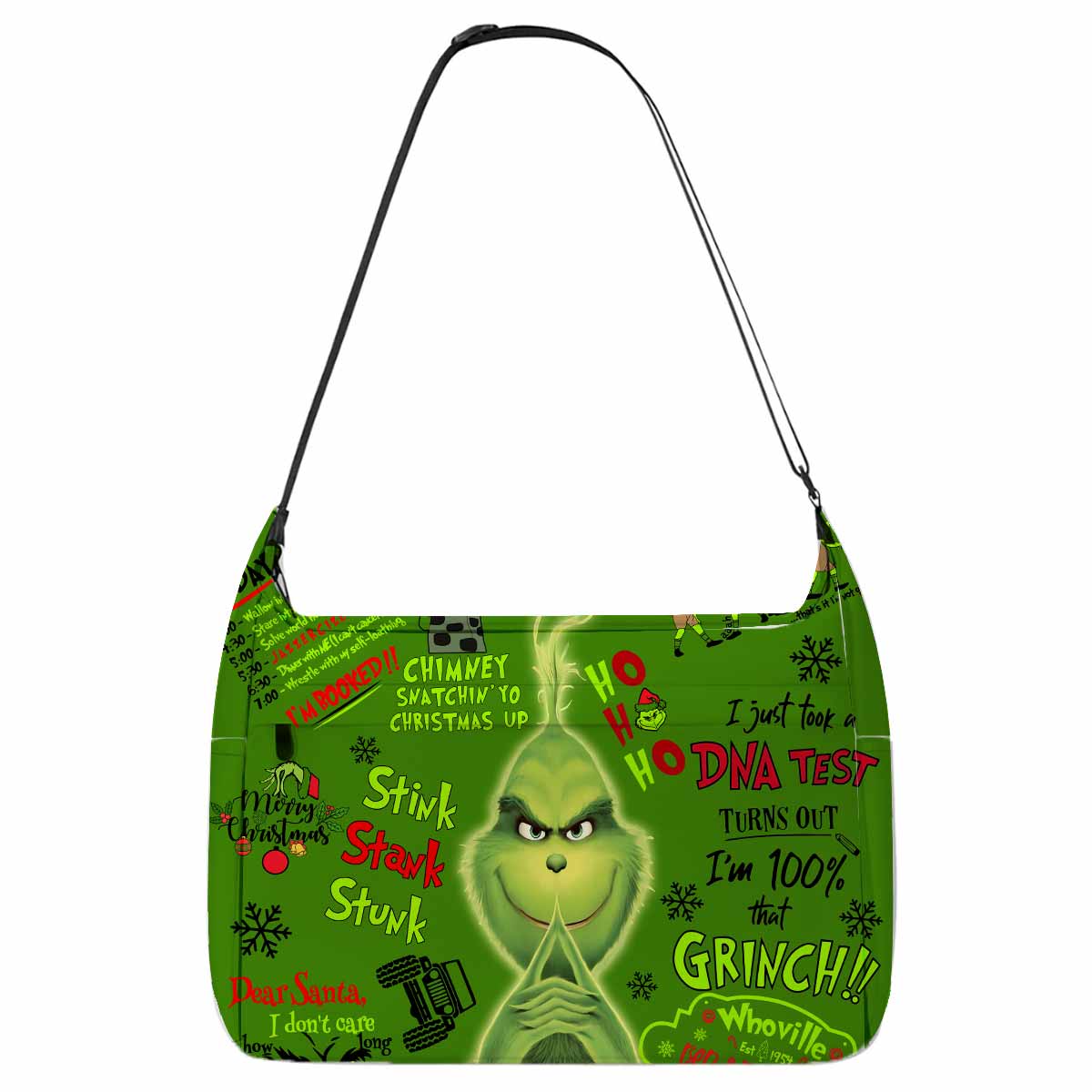 The Grinch Holiday Messenger Bag