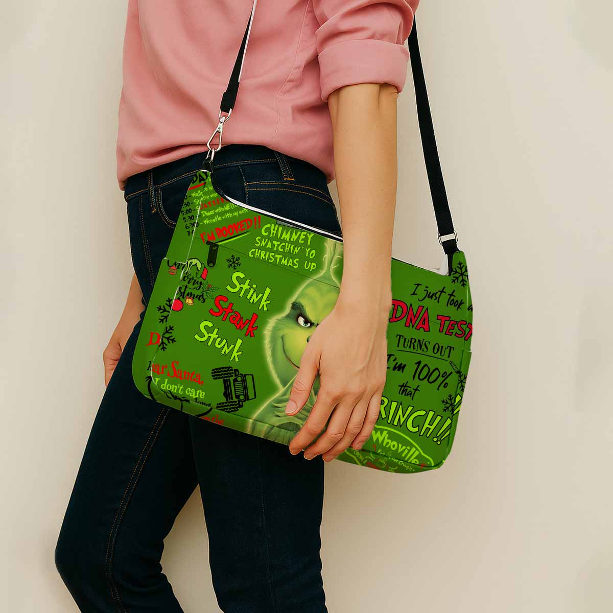 The Grinch Holiday Messenger Bag