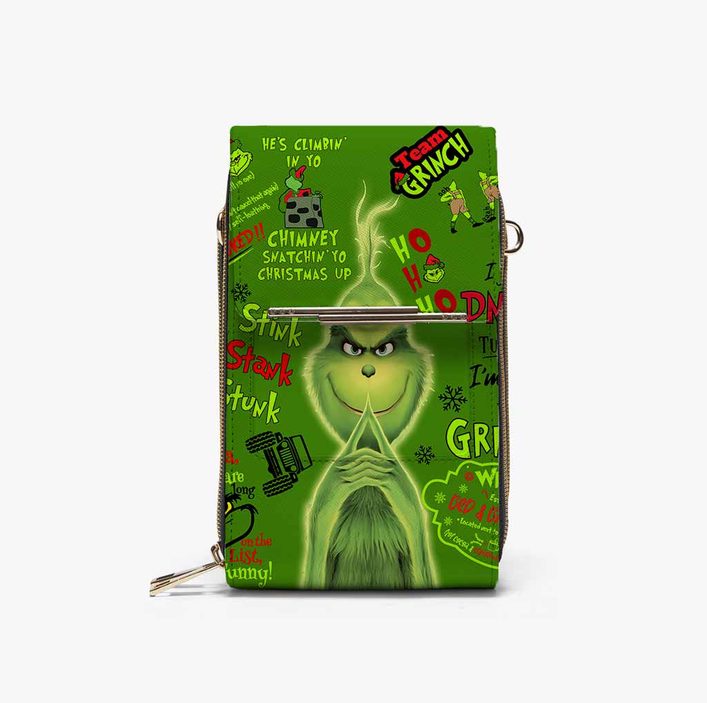 The Grinch Holiday Mobile Phone Chest Bag