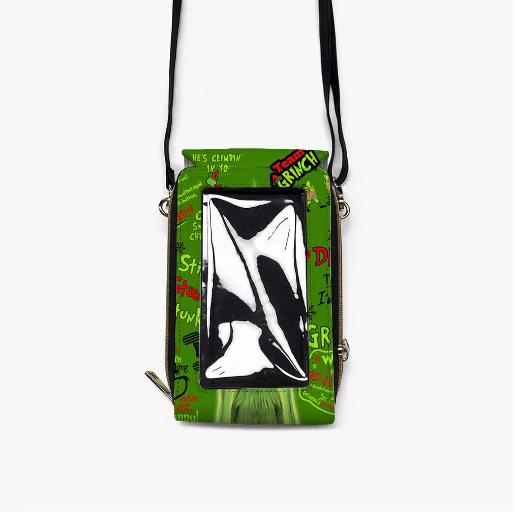The Grinch Holiday Mobile Phone Chest Bag