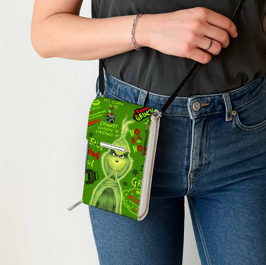 The Grinch Holiday Mobile Phone Chest Bag