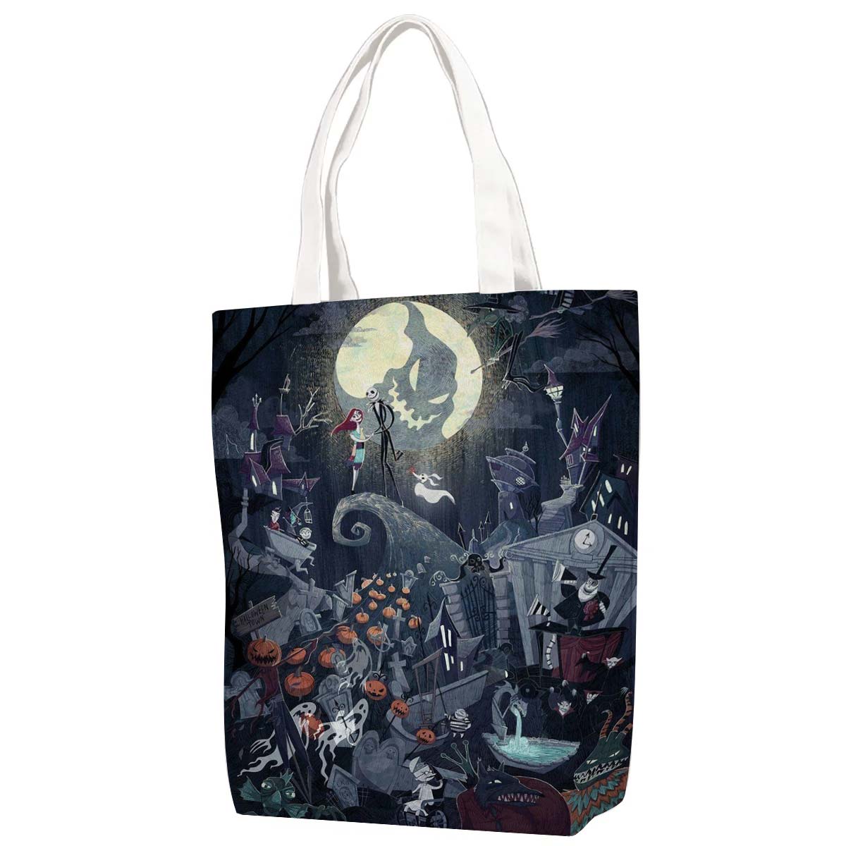 The Nightmare Before Christmas Canvas Bag with Shoulder Strap - Image 1