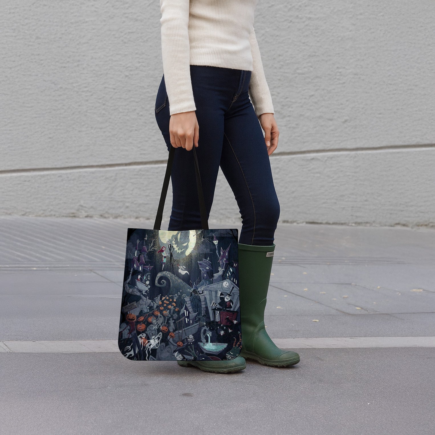 The Nightmare Before Christmas Canvas Tote Bag - Image 3