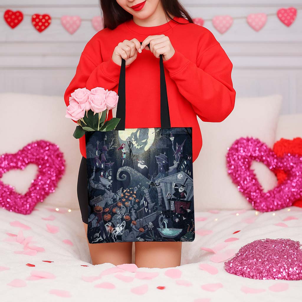 The Nightmare Before Christmas Canvas Tote Bag - Image 5