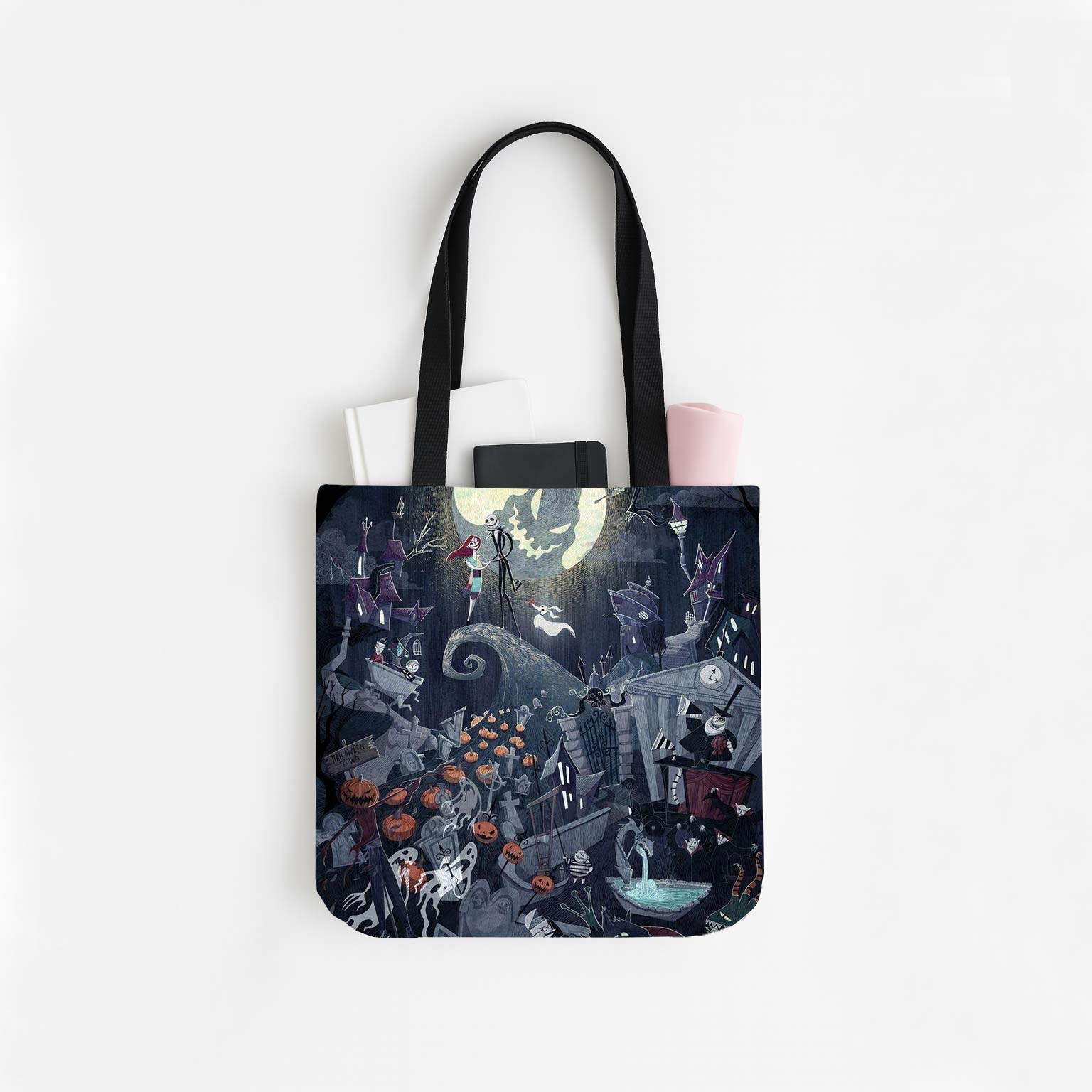 The Nightmare Before Christmas Canvas Tote Bag - Image 6