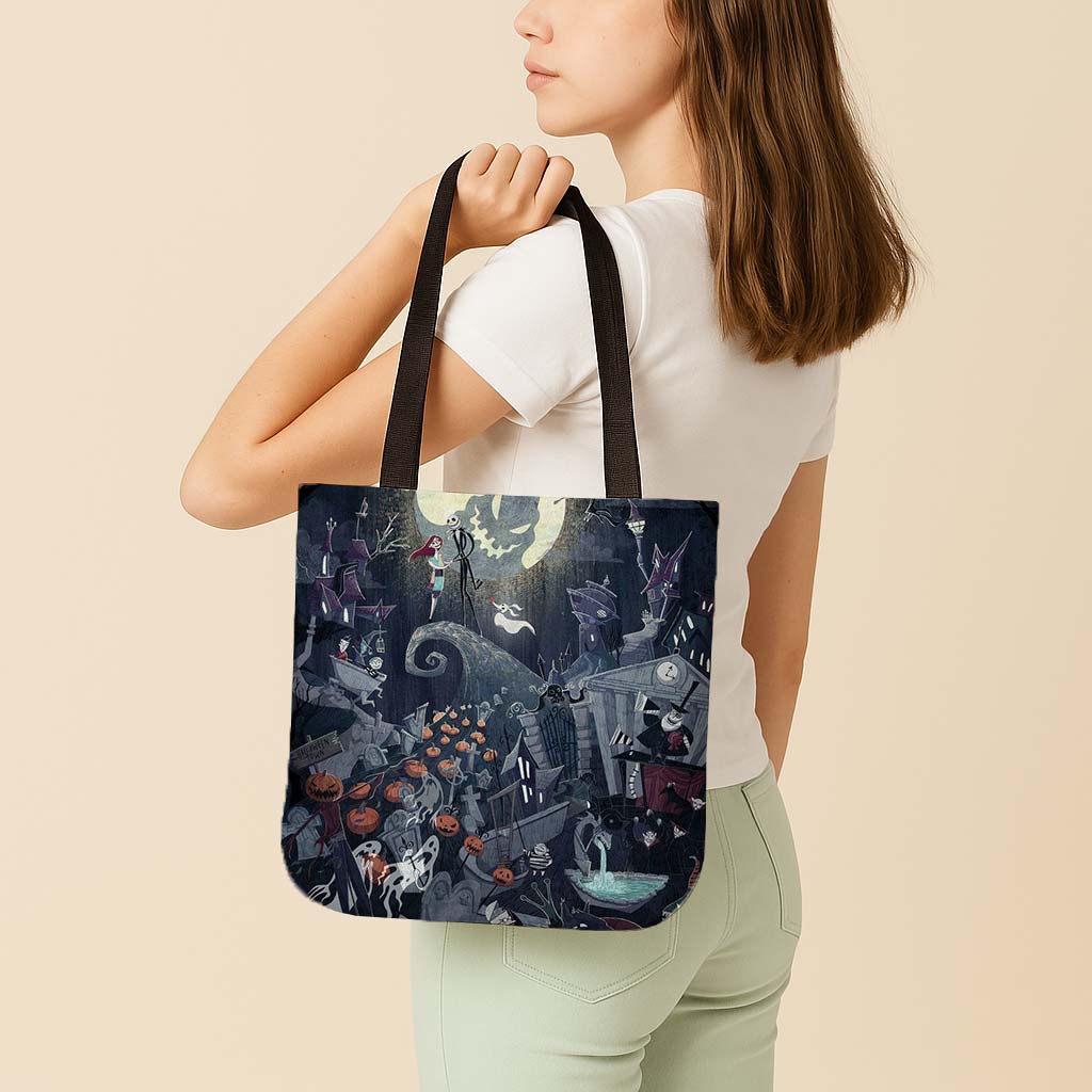 The Nightmare Before Christmas Canvas Tote Bag - Image 7