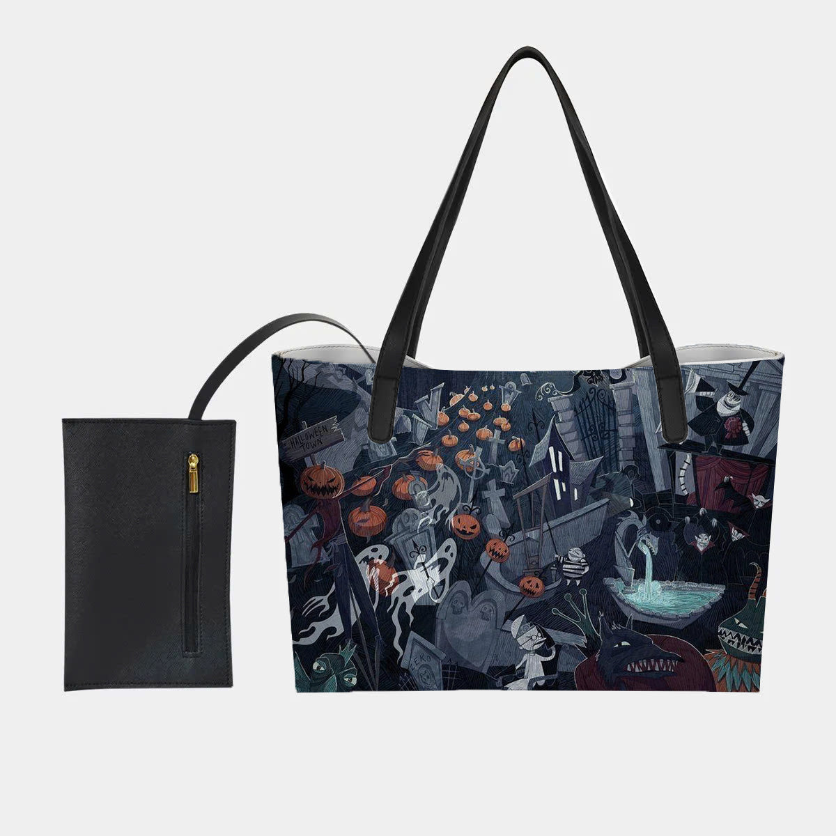 The Nightmare Before Christmas Hand Bag and Mini Purse Set - Image 1