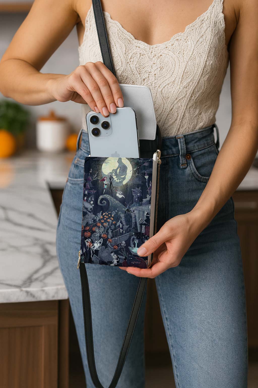 The Nightmare Before Christmas Mobile Phone Chest Bag - Image 5