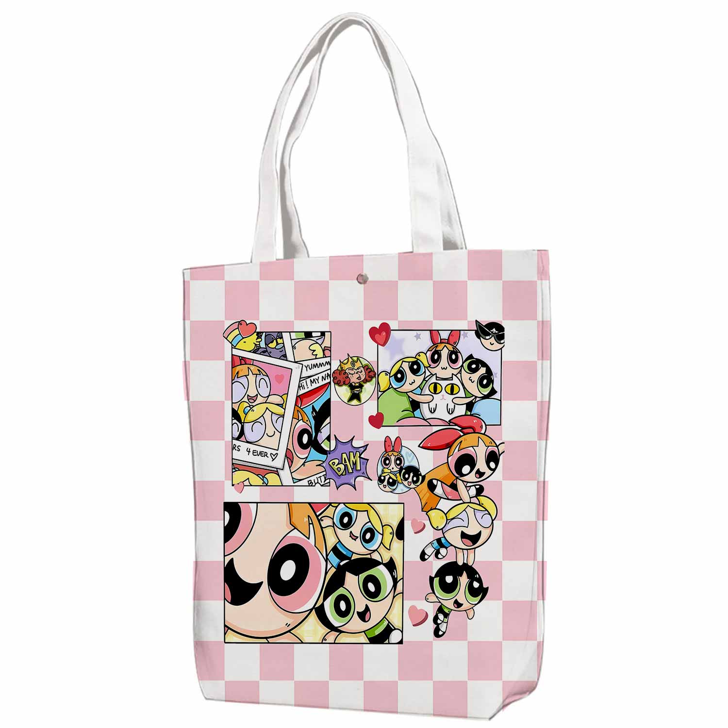 The Powerpuff Girls Canvas Bag with Shoulder Strap