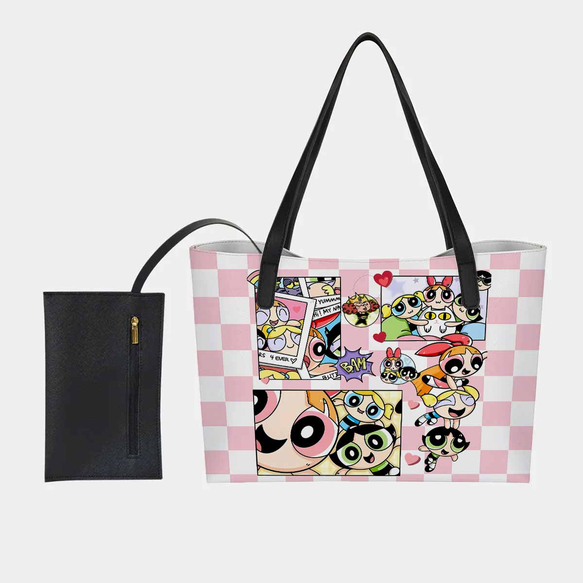 The Powerpuff Girls Hand Bag and Mini Purse Set
